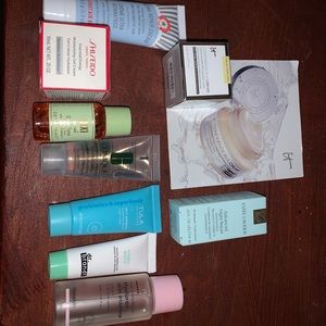 Skin care sample sizes